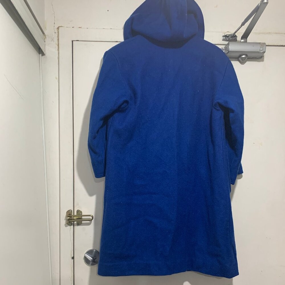 VINTAGE LF WOOL HOODED COAT SIZE S - Picture 8 of 9